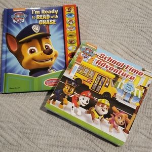 Lot of 2 - Paw Patrol Interactive Book Bundle